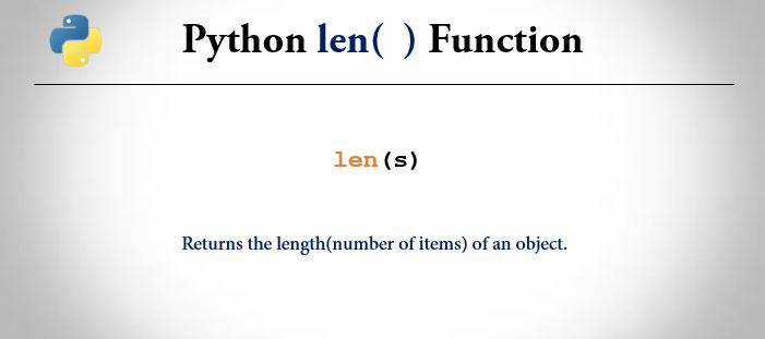 Python len() Function - Explanation | Trytoprogram